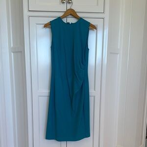 Akris Punto Teal Sleeveless Dress